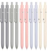 Vanhench 10 Pcs Gel Pens, 0.5mm Fine Point Smooth Writing Pens for Journaling Note, Preppy Stuff ...