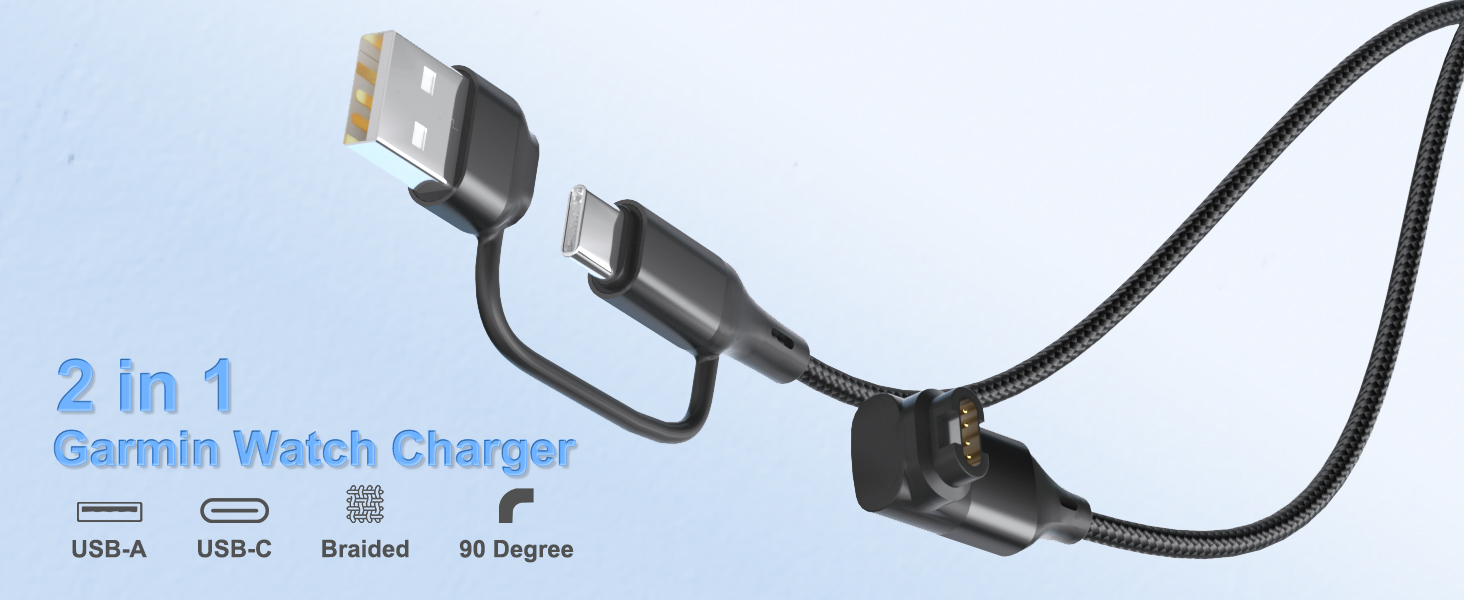  Garmin Watch Charger Cable