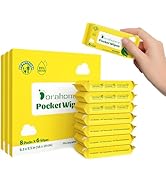 Dorahoney Unscented Travel Wet Wipes, 99% Purified Water Mini Wipes for Sensitive Skin, Hypoaller...