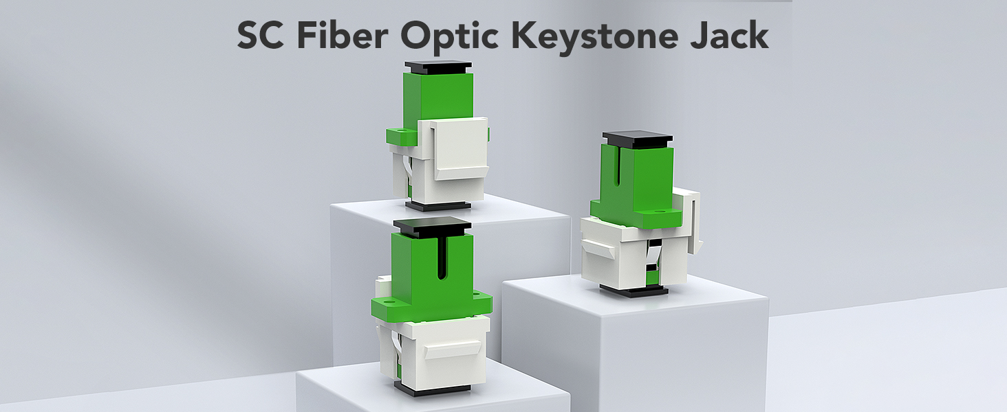 sc fiber optic keystone jack