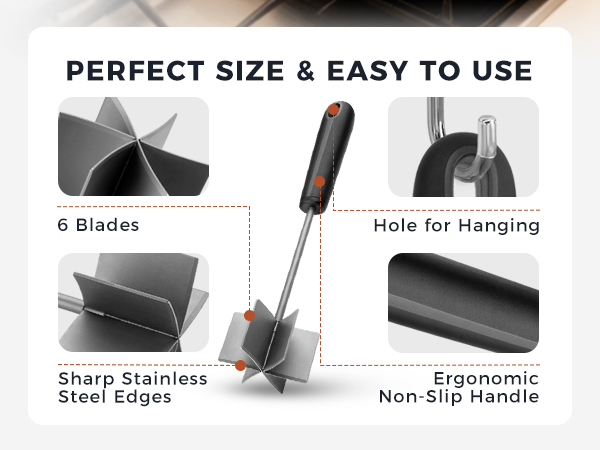 ground beef chopper tool