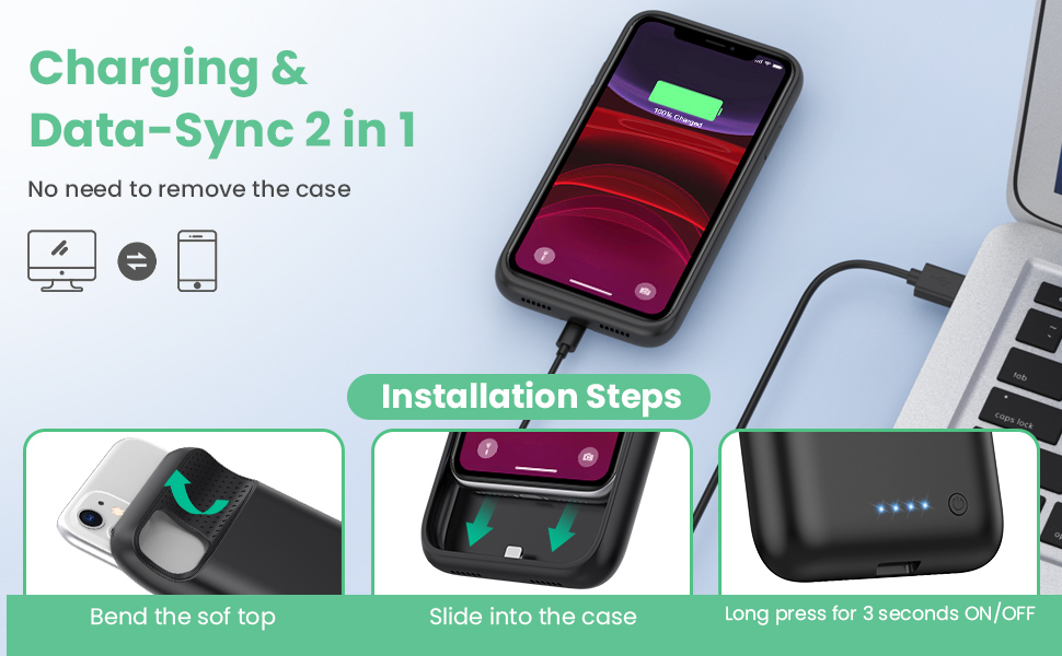 Battery case for iPhone 11/XR