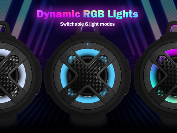 bluetooth speaker with lightscool gifts for a 16 year old boy,gift for 16 year old boy