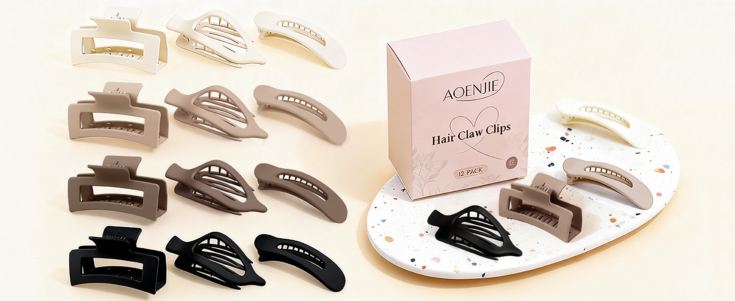 Flat Hair Clips for Women