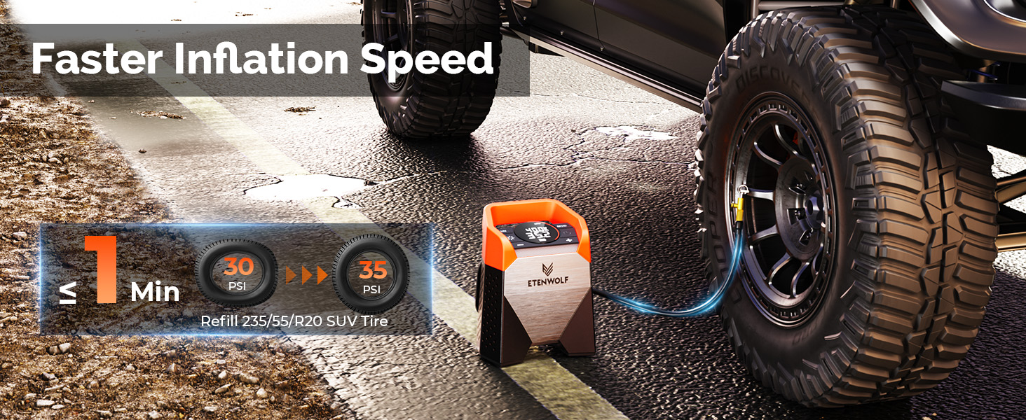 160 PSI Max 3 preset units (PSI, KPA, BAR) Built-in LED