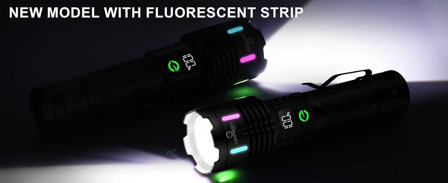 Esgreen rechargeable flashlights