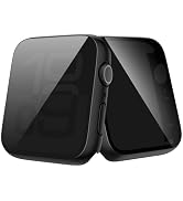 Julk [2-Pack] Privacy Case for New 2025 Apple Watch Series 11 42mm, Hard PC Cover with Built-in A...