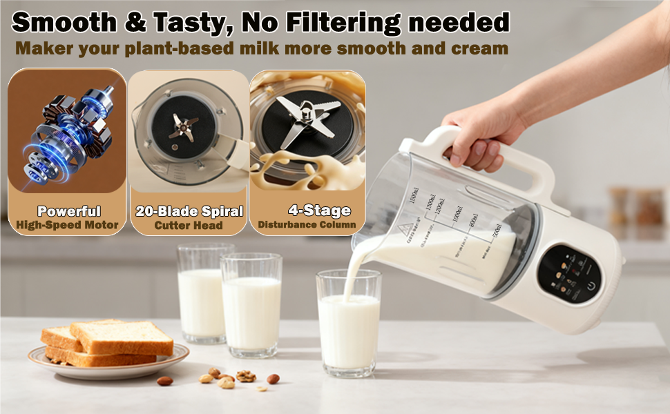 Nut milk machine
