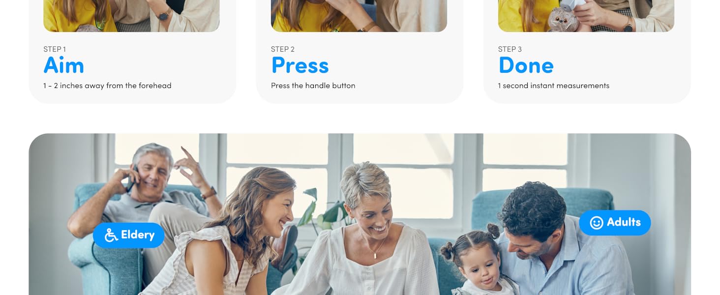 thermometer contactless infrared baby adults