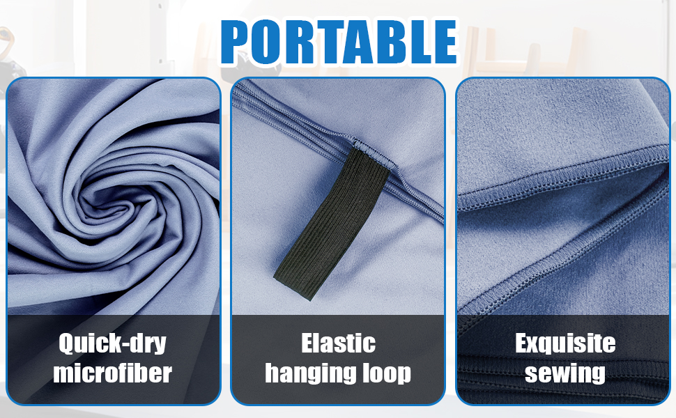 quick dry microfiber towel for camping beach travel hiking swimming
