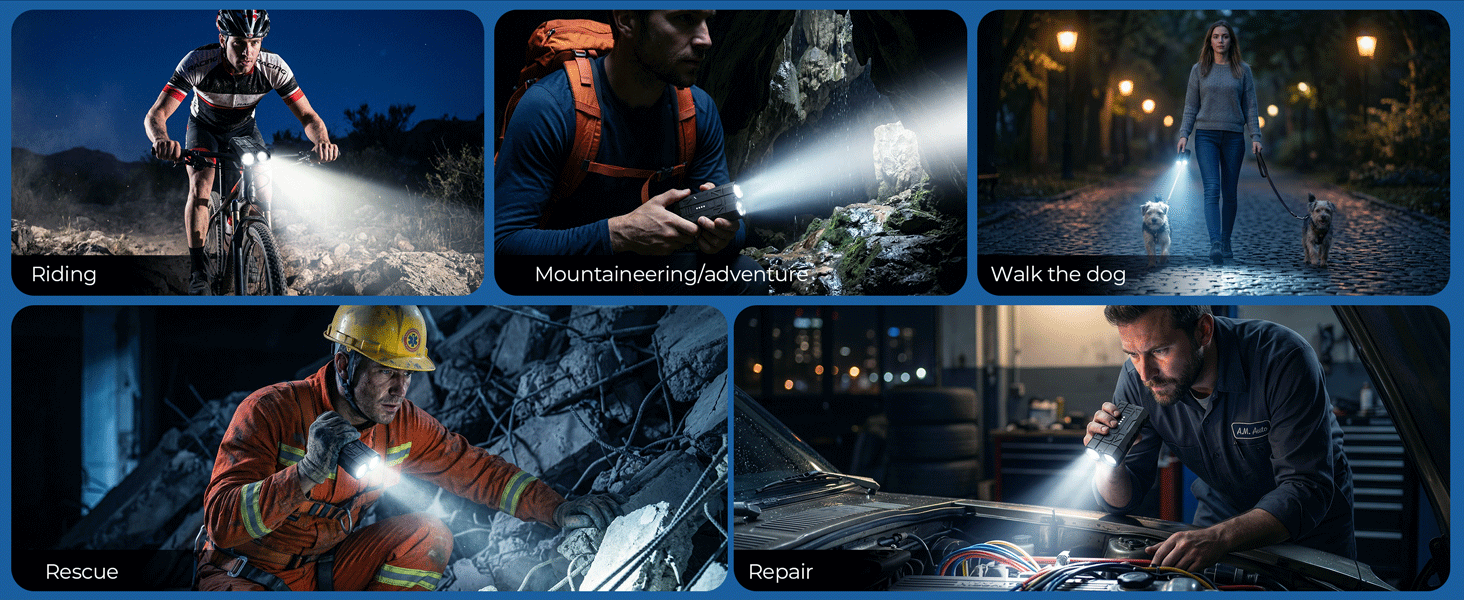 rechargeable flashlights