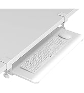 BONTEC Keyboard Tray Under Desk, Pull Out Keyboard & Mouse Tray with C Clamp, 25.6“(30” Including...