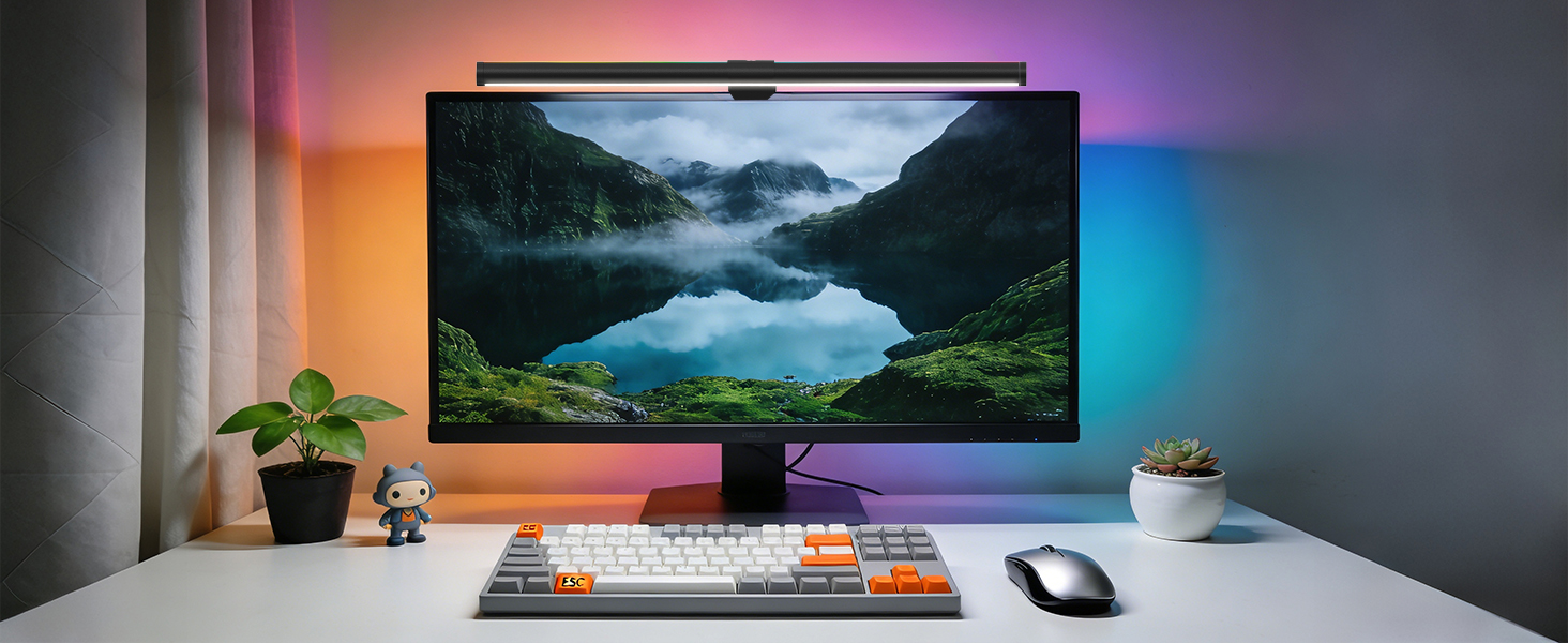 Eye-Care Dual Light Computer Light Bar