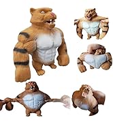 YANZHE Fun Tiger Toy, Squeeze Big Tiger Toy, Stretchy Soft Tiger Toy, Animal Figure Toy for Kids ...