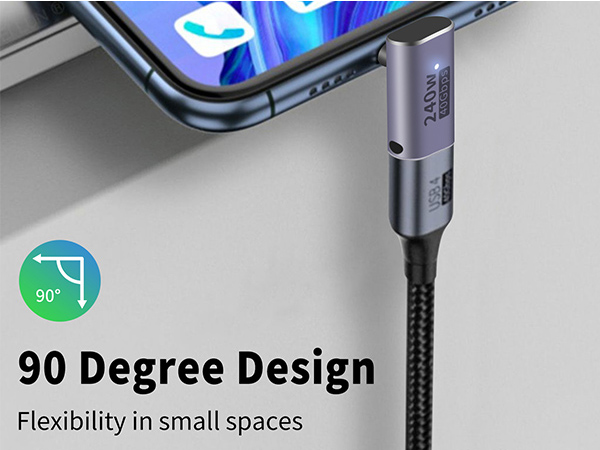 usb c 90 degree adapter 