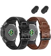 ZPJPPLX 22mm Genuine leather Watch Bands for Fenix E 8 AMOLED 47mm 7 6 Pro 5 plus,Quick fit Strap...