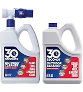 30 SECONDS Outdoor Cleaner 2 Pack with Hose End Sprayer - Cleans Stains from Algae, Mold and Mild...