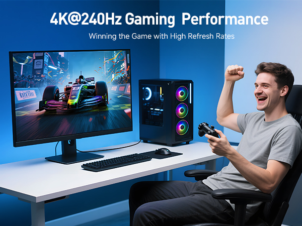 Cable Matters VESA Certified DisplayPort 2.1 Cable