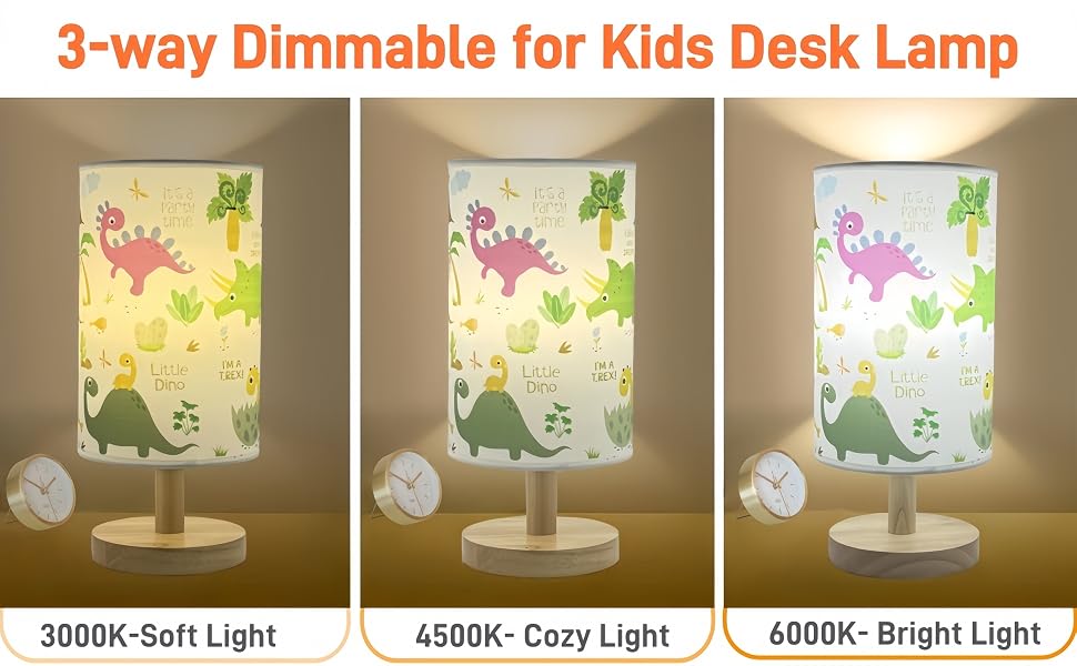 3 Colors Night Stand Light Lamp