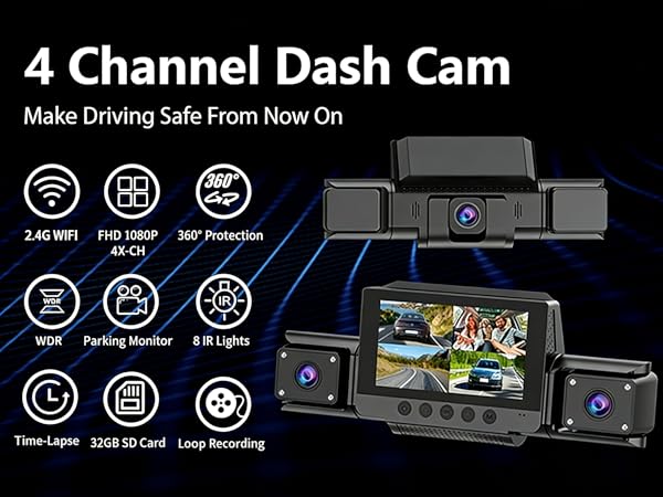 dash cam front and interior
