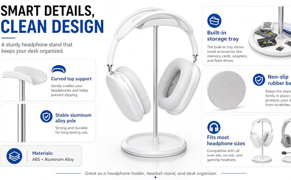 headset holder for desk