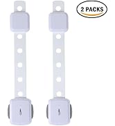 Fursafe&amp;Q Cabinet Locks Baby Proofing, Baby Drawer Safety Locks -Adhesive Child Safety Lock Strap...
