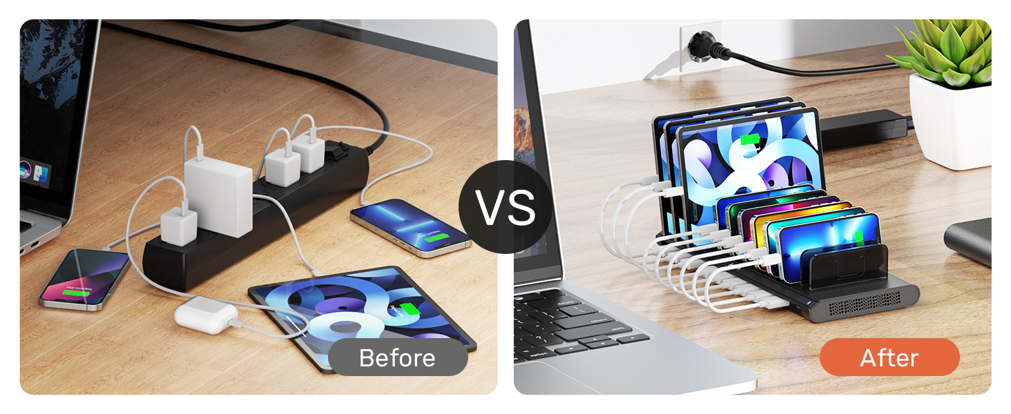 ipad charging station