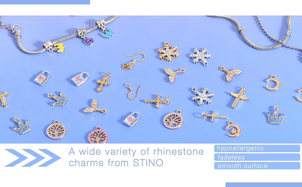 Rhinestone charms