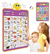 Alphabet Wall Chart, Talking ABC, Music Poster, Kids Learning Toys for Toddlers 2-4, Interactive ...
