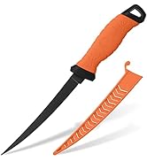 TRUSCEND Fishing Fillet Knife, Bait Knife with Protective Sheath, Razor Sharp G420 German Stainle...