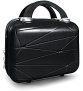 GigabitBest Hard-shell 12-inch makeup case (Black)
