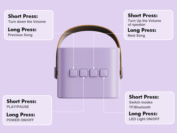 Mini Karaoke Machine Portable