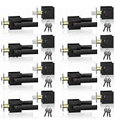 JO.KO Keyed Entry Door Knob, Matte Black Front Door Handle and Deadbolt Set, Heavy Duty Exterior ...