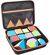 Grapsa Speed Cube Storage Case Compatible with Rubik's Cube for GAN Magic Puzzle Cubes, Carrying ...