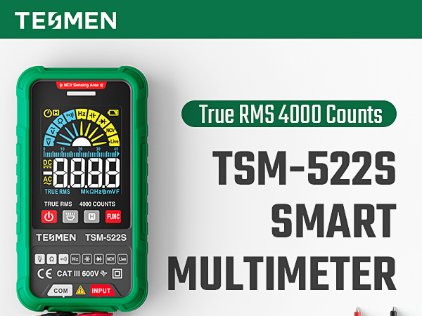 TSM-522S Smart Multimeter True 4000counts