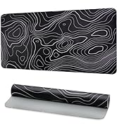 Laokiiy Desk Mat, Desk Pad Dual Leather Sided Desktop Mat for Office and Home,Desk Organization a...