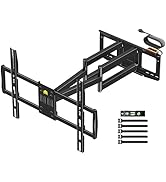 FORGING MOUNT Long Arm TV Wall Mount with 42.9 inch Extension and Power Strip for 60–120 Inch TVs...