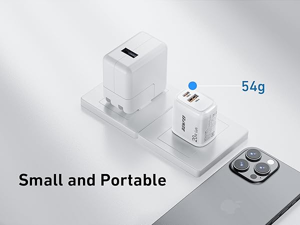 small size and portable with 54g