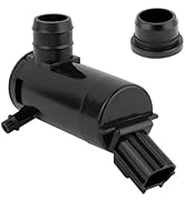 Windshield Washer Pump with Rubber Grommet,Windshield Washer Fluid Pump Replacement OEM#89017059,...