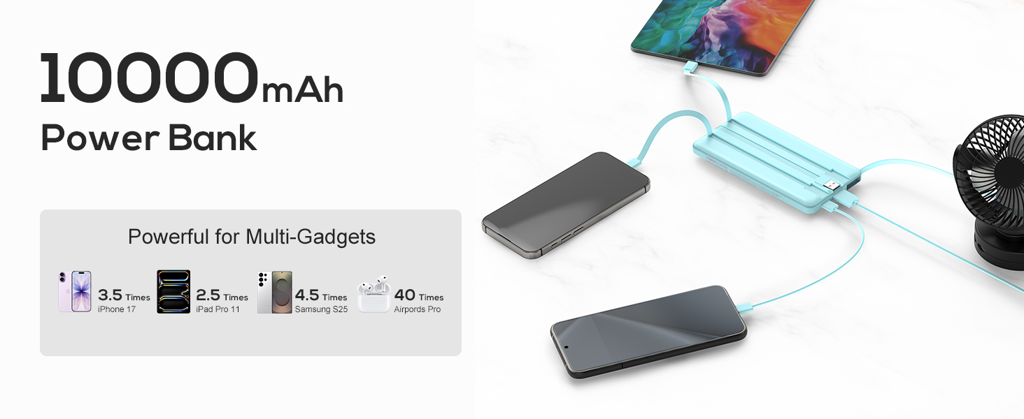 10000mAh Power Bank