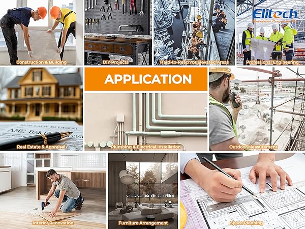 laser measuring tool for realtors