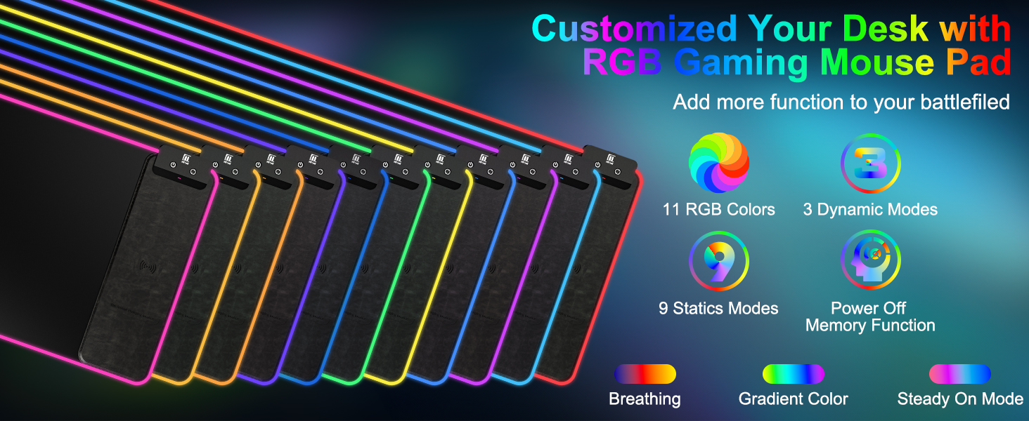 rgb mouse pad gaming