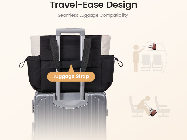 travel essentials travel bag with luggage belt