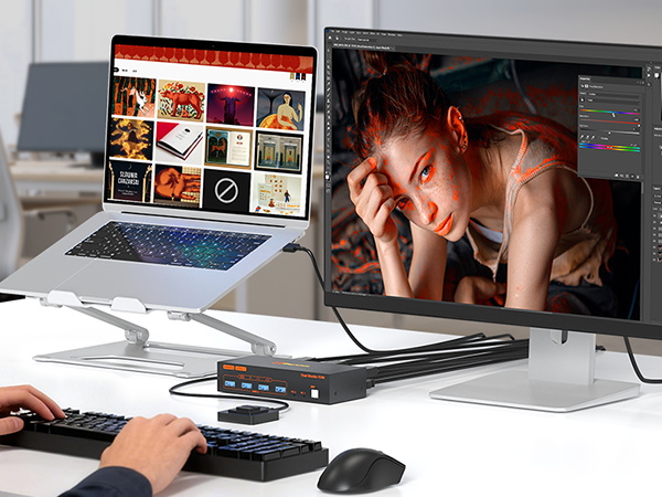 dual monitor kvm