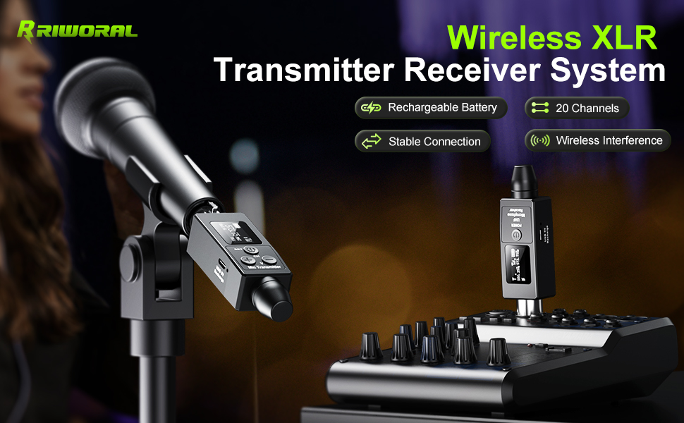 wirlelss xlr transmitter receiver sytem
