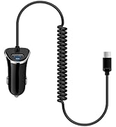 Retractable Car Charger Fast Charging for iPhone 15 Pro Max, Type C Phone Charger Cargador Carro ...