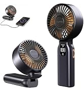 Funme Portable Handheld Fan, 10000mAh Personal Fan with Power Bank, 1-100 Speed Scroll Wheel Cont...