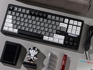 Custom Creamy Keyboard 75% Mechanical Gaming Keyboard Hot-Swappable Keyboard