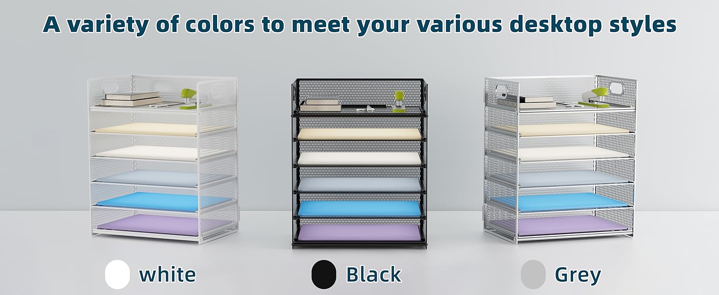 black desk organizer