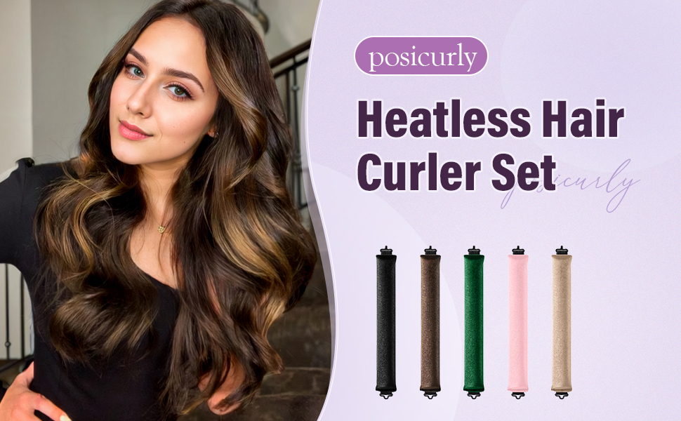 Heatless Curls Overnight Blowout Rods